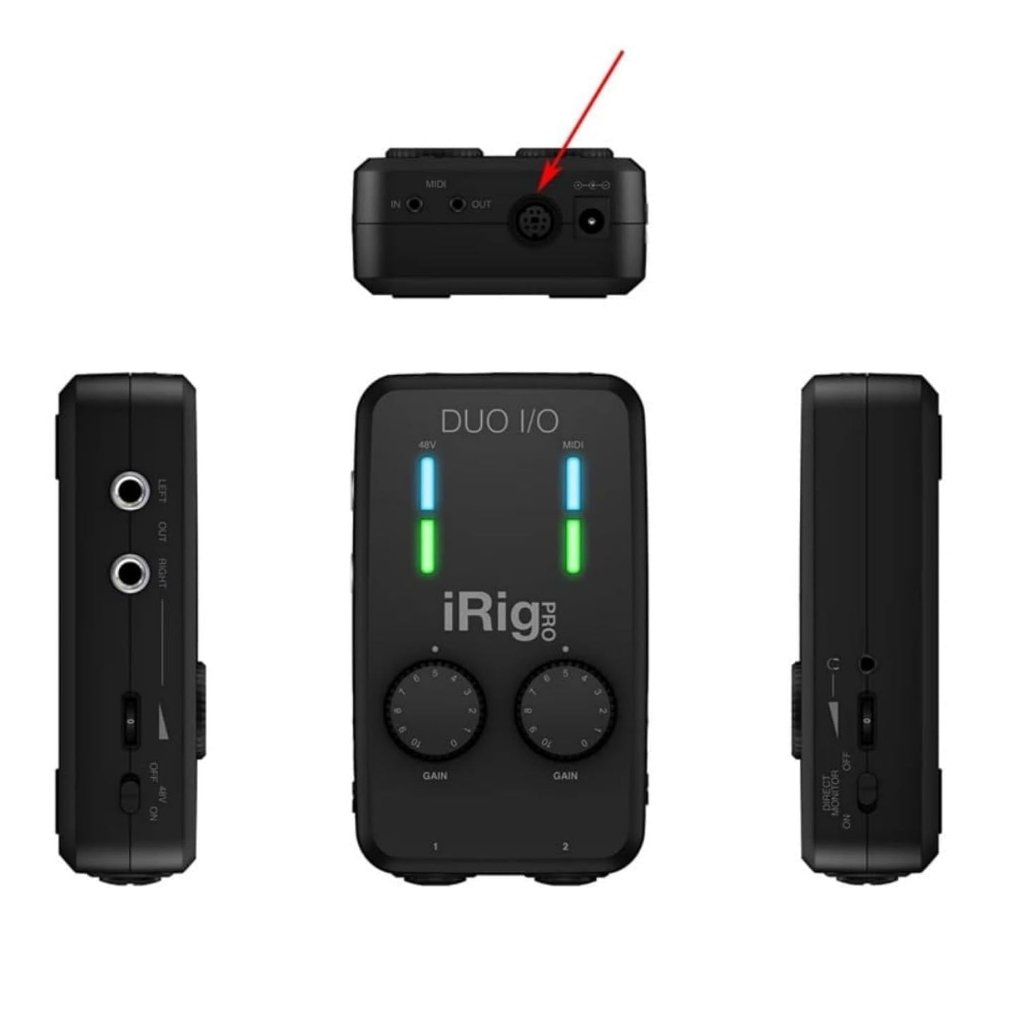 USB-C to Mini-Din MIDI 7 Pin Male Cable, Compatible with IK Multimedia iRig Series HD, HD-A, Keys I/O 25, I/O49, MIDI 2, Pro, Pro Duo, Pro Duo I/O, Pro I/O, Stream,Black (Length: 1.8m/5.9ft)