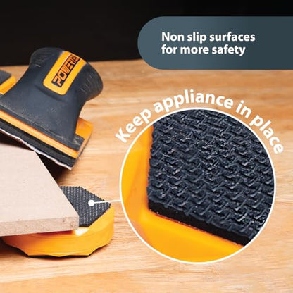 POWERTEC Bench Dog Puck - Protect Workpiece from Scratches, Ideal for Sanding, Routing, Finishing & Painting - 4PCs (72216)