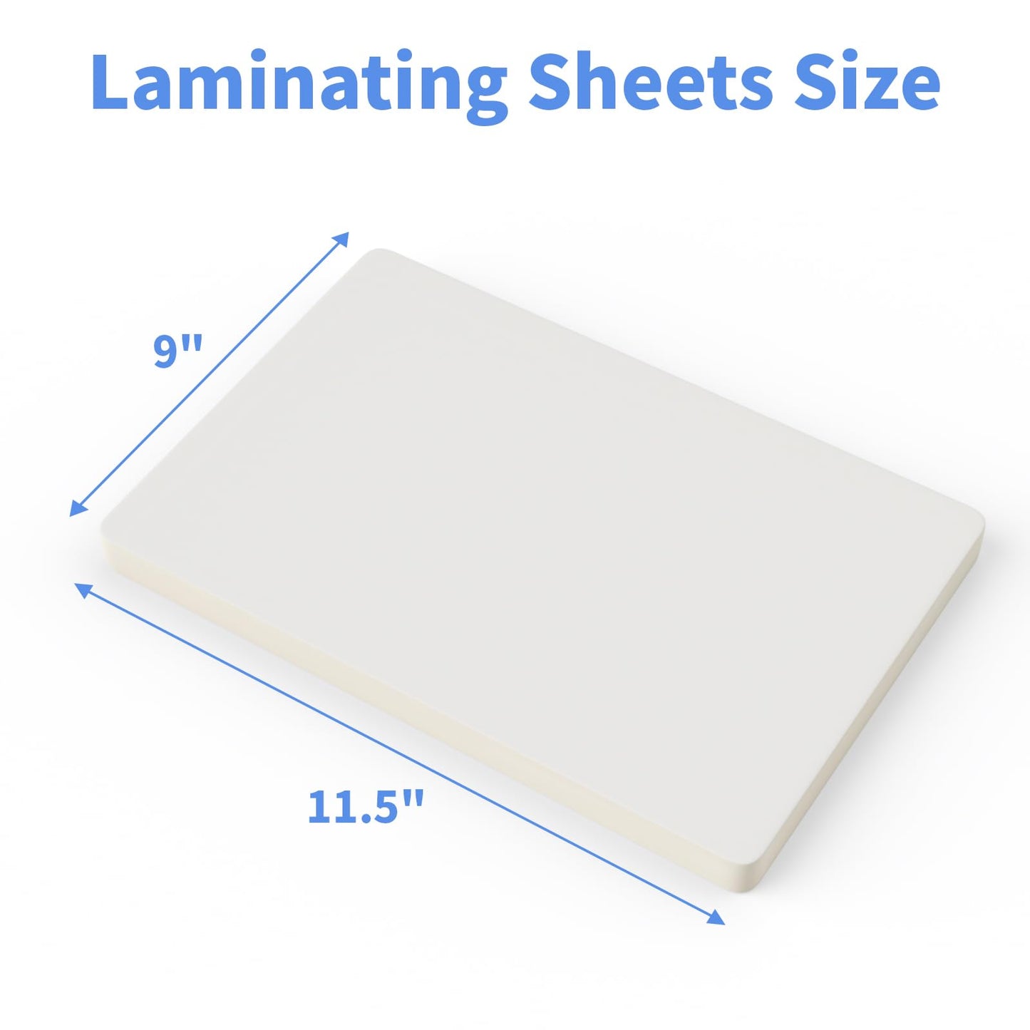 Thermal Laminating Pouches, FungLam Clear Laminating Sheets, 3 Mil Thickness Thermal Laminating Sheets, 9×11.5 Inch Laminator Sheets for Laminators, Clear Plastic Letter Size Sheets, 200 Pack.