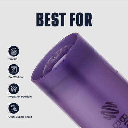 BlenderBottle Classic V2 Shaker Bottle Perfect for Protein Shakes and Pre Workout, 28-Ounce, Pack of 2 (Colors May Vary)