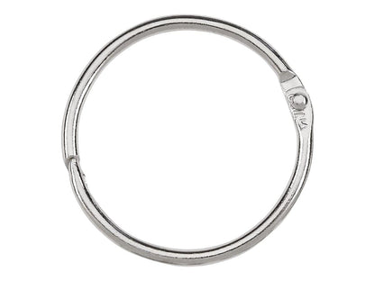Acco Metal Book Rings, 1-1/2in Diameter, 100 Rings Per Box (ACC72204)