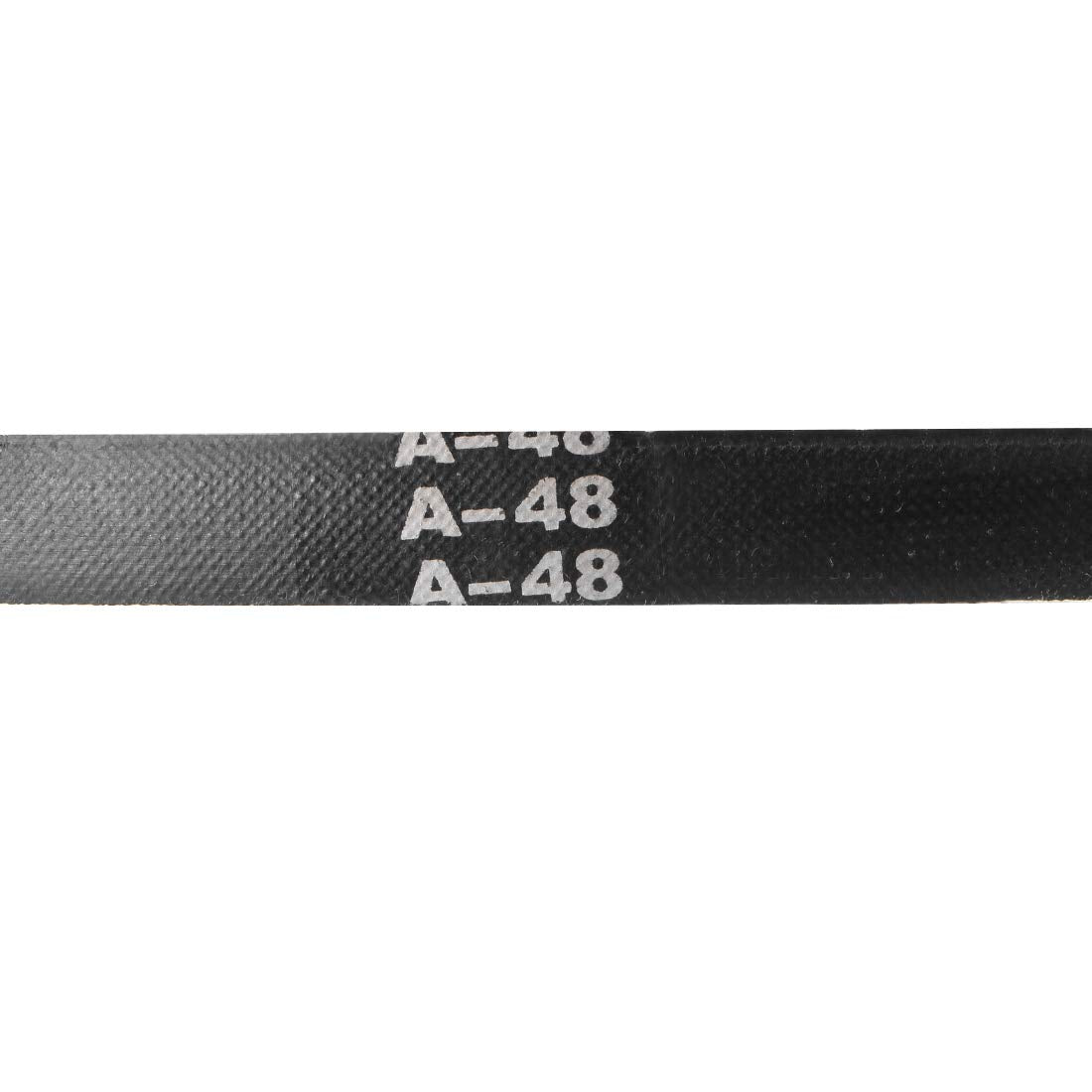 uxcell A48 Drive V-Belts 48" Pitch Length 13mm Width 8mm Thick JIS Standard A-Section Rubber Drive Transmission Belt 2pcs