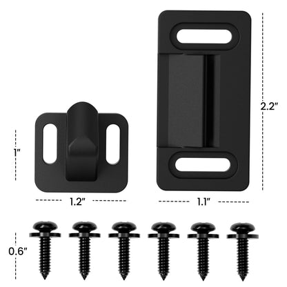 Aluminum RV Screen Door Latch Right Handle Replacement Kit for Travel Trailer, Camper, Motorhome- RV Accessories for Inside