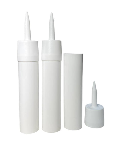 REUSABLE EMPTY CAULK TUBE - REFILLABLE CAULKING CARTRIDGE 10 oz. - 3 Pack