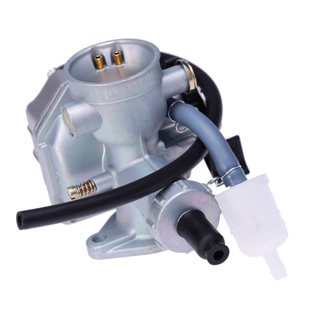 PZ26 Carburetor Carb Replacement for HONDA XR 100 XR 100R XR100R XR100 CRF100F XR200 XR200R XL125S XL100S CB125S with Handlebar Hand Grips Throttle Cable