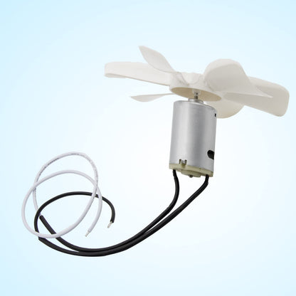 6’’ RV Vent Fan Motor & Fan Blade Replacement, 12V D-Shaft RV Vent Motor Compatible with Heng's, Elixir, Jensen, Jayco,Toyota Dolphin RV