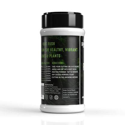 Green Rush Nutrients Root Rush Rooting Powder for Cuttings & Clones - Cloning and Rooting Hormone for All Plants