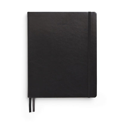 TRU RED Large Flexible Cover Ruled Journal - Black