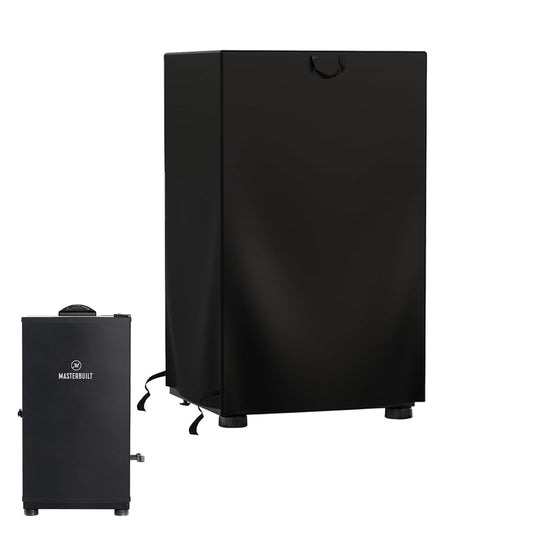 30 Inch Electric Smoker Cover for Masterbuilt Electric Smoker, 600D Heavy Duty Waterproof Square Smoker Cover, Special Fade and UV Resistant Material (18”W x 17”D x 33”H)