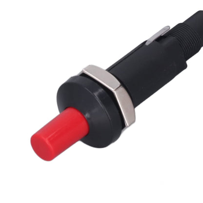 Push Button Piezo Igniter Piezo Spark Ignition 1 Out 2 Ignitor Electrode with 1 Meter Wire for Gas Stove Fireplace Oven Heater Barbecue Camping