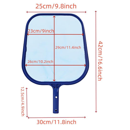 AkNebriax 3 Pack Pool Skimmer Net, Hot Top, Fountain, Pond Fine Mesh Leaf Skimmer Rake Net,Professional Cleaning Pool Rakes/Fine Mesh Leaf Skimmers Rake Net for Clean Remove The Finest Debris Fast