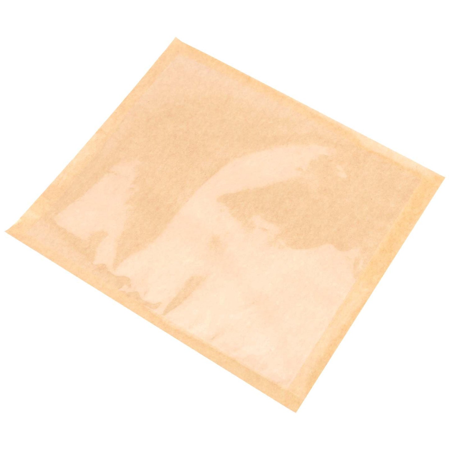 PINGEUI 400 PCS Visible Bakery Bags with Window, 7.5 × 7.1 Inch Kraft Paper Donut Pastry Bags bakery bags, Heat-Sealable Grease Resistant Wax Paper Bags for Cookies, Sandwich, Treats