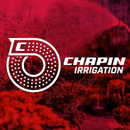 Chapin 4984: T-Post Impact Sprinkler, 360 Degree Automatic Impact Sprinkler for Small Gardens and Lawns, Up to 85ft Coverage Area
