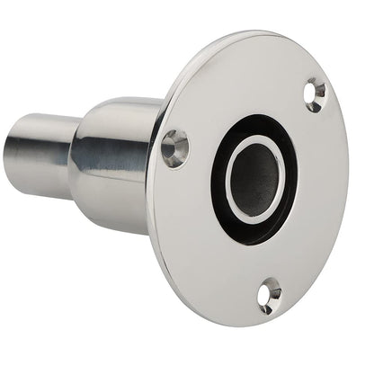 Stainless Steel 316 Straight Thru Hull Exhaust Skin, Fitting 24mm Tube Pipe Socket Hardware, for Diesel Parking heaters