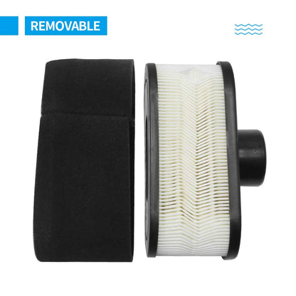 Anxingo 11013-7047 Air Filter 49065-7007 Oil Filter Spark Plug for Kawasaki FR651V FR691V FR730V FS481V FS541V FS600V FS651V FS691V FS730V 4-Stroke Engine John Deere BobCat Gravely Tune Up Kit