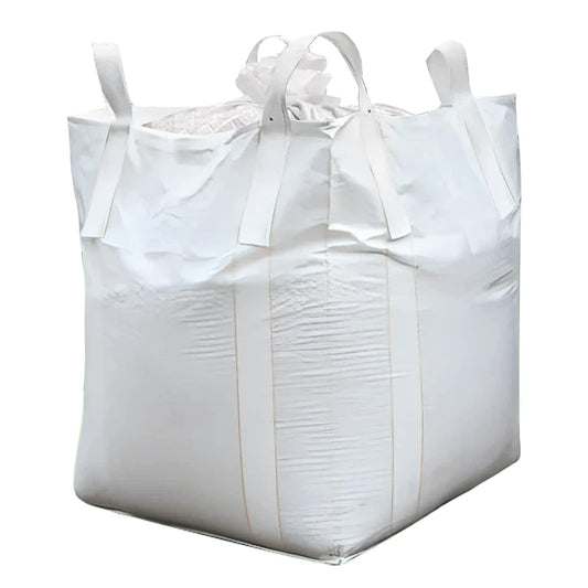 ZEAYEA FIBC Bulk Bag 2200lbs SWL, One Ton Bag, 35"L x 35"W x 43"H Woven Polypropylene Bags with 4 Lift Loops, Heavy Duty Sand Bags for Construction Moving Transport Packing Storage Industrial