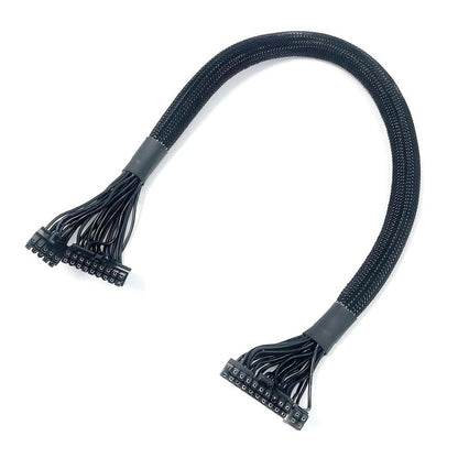 GinTai Power Cable Adapter Sleeved Replacement for Corsair SF 450 SF 600 SF750 SFX 80 Plus 18 PIN 10 PIN to 24 PIN(23.62in) (60cm) Corsair SFX Power Cable, Câble d'alimentation