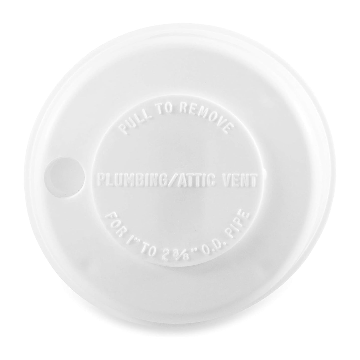 Camco Replace-All Plumbing Vent Cap with Spring Attachment - Replaces Lost or Damaged RV Plumbing Vent Caps | Fits Up to 2 inch Plumbing Vent Pipe - White (40034)