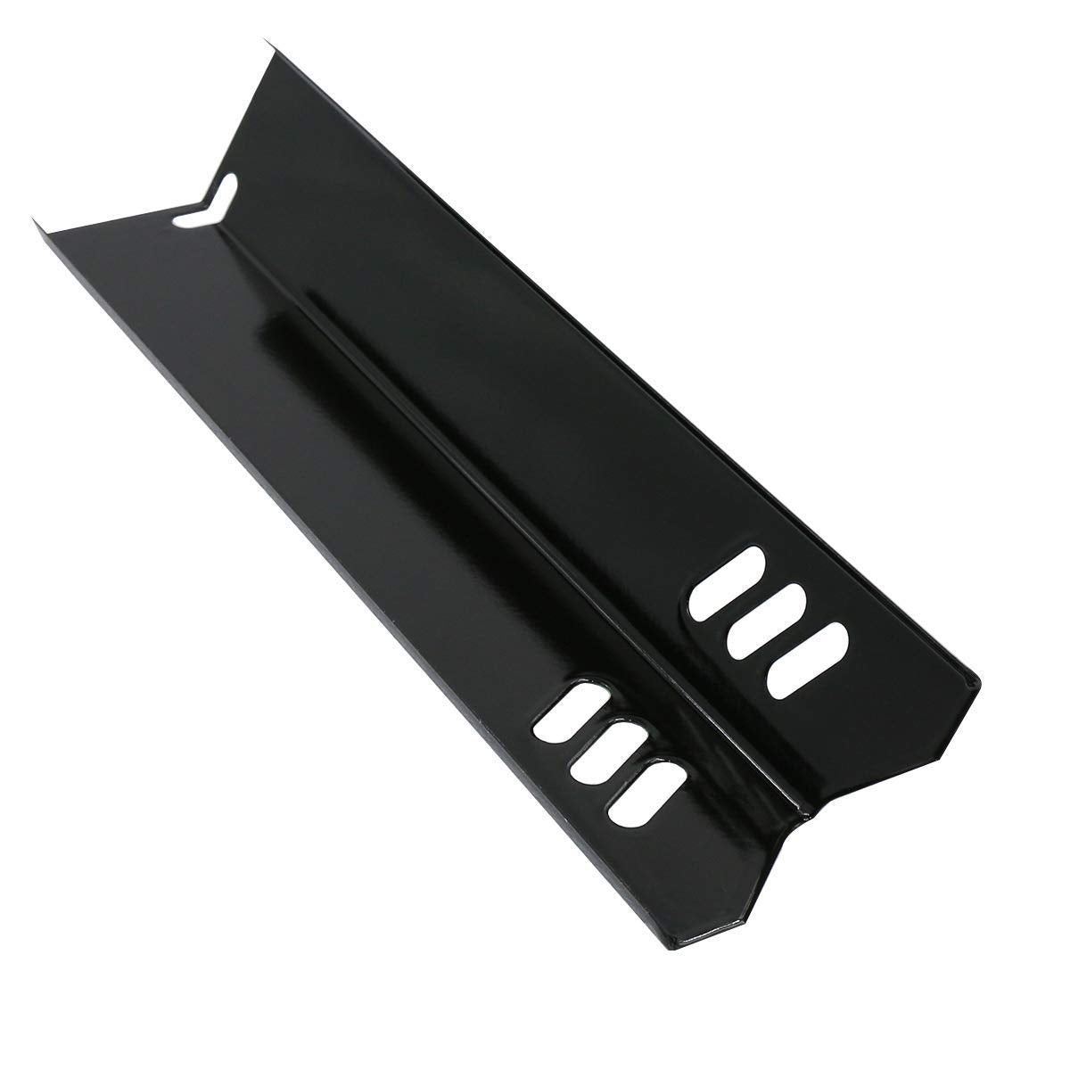 15" Grill Heat Plate Shield, Burner Cover, Flame Tamer for Backyard GBC1460W, BY13-101-001-13, Dyna-glo DGF510SBP, DGF510SSP, Uniflame, Montana, BHG Grills, Porcelain Steel 5 Pack