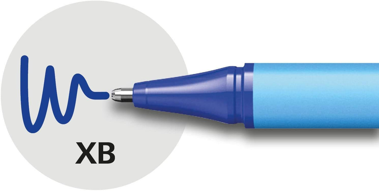 Schneider Pen, Slider Edge XB (Extra Broad), Wallet, Pack of 10, Assorted (RS152290)