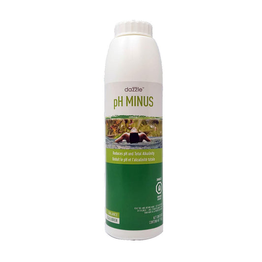 Dazzle pH Minus 950g | Lowers pH in Hot Tubs & Spas | Use with Other Hot Tub Chemicals Such As Bromine Chlorine pH Down pH Up & Hot Tub Accessories Like Puck Floater & Dispenser