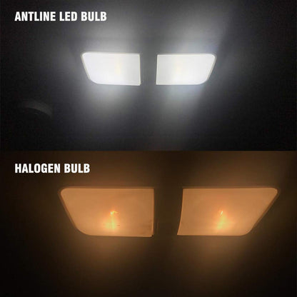 Antline 1156 1141 1003 7506 BA15S LED Bulbs Xenon White 20-Packs, Super Bright 3014 50-SMD LED Replacement for 12 Volt RV Camper Trailer Boat Trunk Interior Light Bulbs