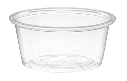 3.25 oz - 200 Cups Clear Disposable Plastic Portion Cups No Lids, Small Containers For Portion Controll, Jello Shots, Meal Prep, Sauce Cups, Slime, Condiments, Medicine, Dressings,