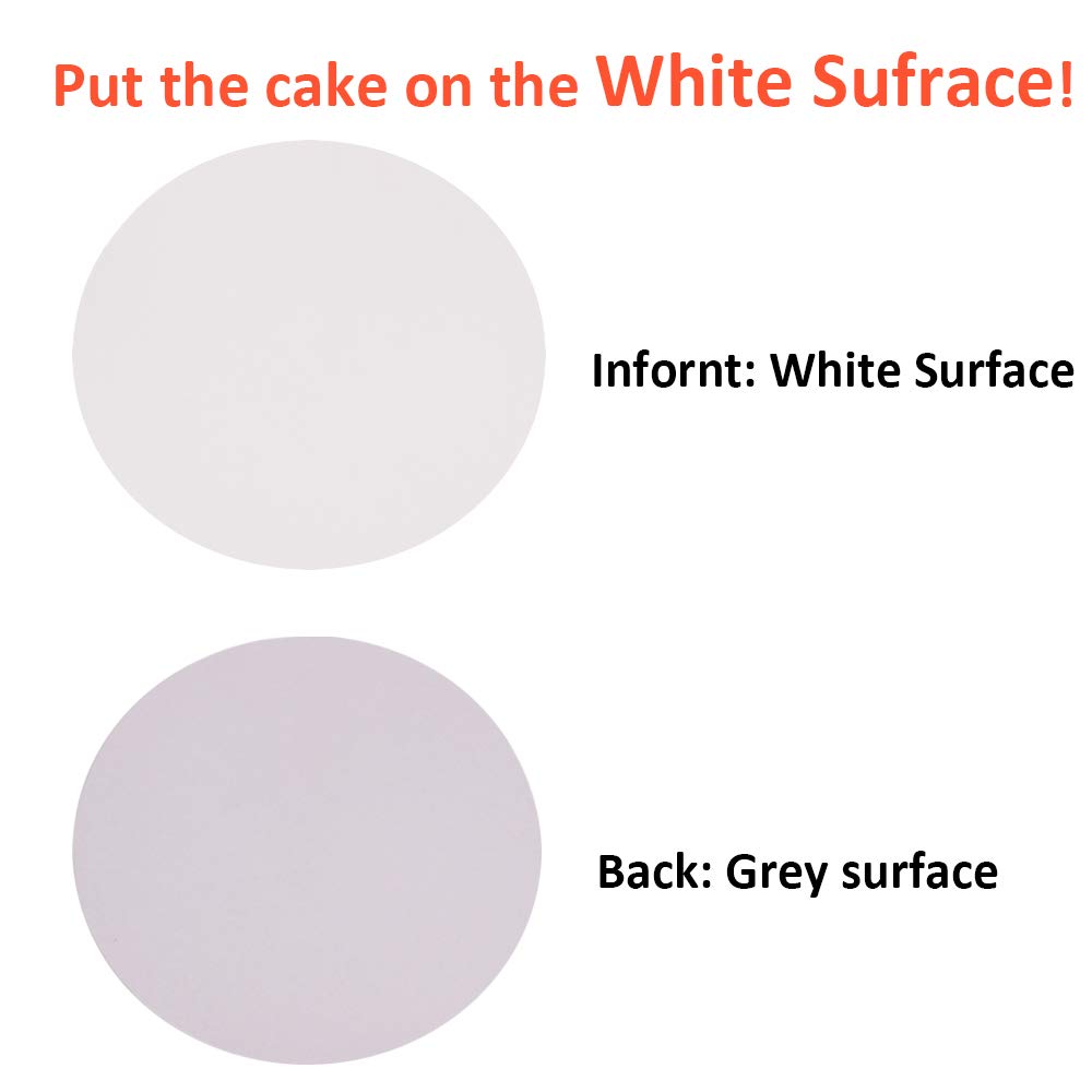ZMYBCPACK 10" x 10" x 5" Cake Boxes with Window & 10" Round Cake Boards(10 Pack of Each), Paperboard Cake Baker Box for Bakery, Cakes, Pastries