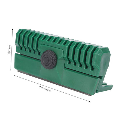Chainsaw Bar Dresser Chainsaw Bar Rail Dresser Steel Plastic Chainsaw Chain Track Guide Bar Rail Dressers File Repairer Tool Suit