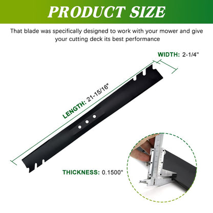 Apeixoto 1PC 131-4547-03 Mulching Blade Replacement for Toro 22'' Recycler Lawn Mower Blade with OE 20330C 20065 104-8697-03 20016 20017 20332 20071 Compatible with Toro Recycler Mower 22 Inch Deck