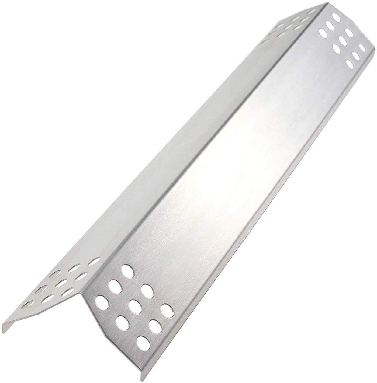 Utheer 16" Heat Plates Shield for Kitchen Aid 720-0745B, Nexgrill 720-0733, Master Chef G45308, G45311, G45301, Jenn-Air 720-0709 Gasgrill, Stainless Steel Heat Tent, Burner Cover, Flame Tamer, 4 Pack