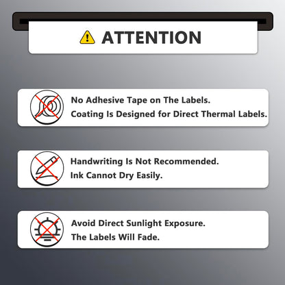 BETCKEY - 4" x 2.5" (102 mm x 64 mm) Shipping & Multipurpose Labels Compatible with Zebra & Rollo Label Printer,Premium Adhesive & Perforated [2 Rolls, 1240 Labels]