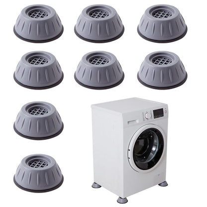 8 Pcs Shock and Noise Cancelling Washing Machine Support, Noise Reducing and Anti Slip Anti Vibration Rubber Washing Machine Feet Pads, Anti-Walk Dryer Washer Vibration Pads,Washing Machine Stabilizer