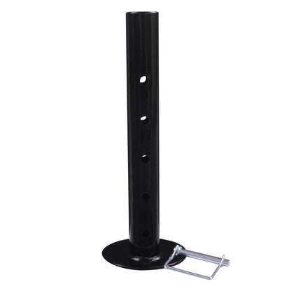 TOWKING Trailer Jack Drop Leg for 2" ID Tube, 2,000 lbs, Black