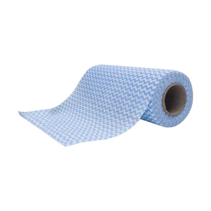 UKEENOR Disposable Dish Cloth Roll, J Cloths, Reusable Cleaning Cloth 200 Count Disposable Heavy Duty Dish Towels Reusable Kitchen J Cloth Quick-Dry 4 Rolls Blue