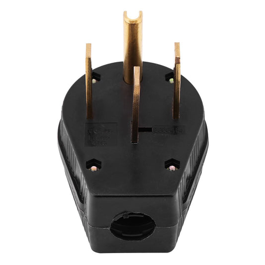 14-50P 50A Generator Four-Hole Plug, 4-Pin Nema Plug, Socket European and Travel Power Plug