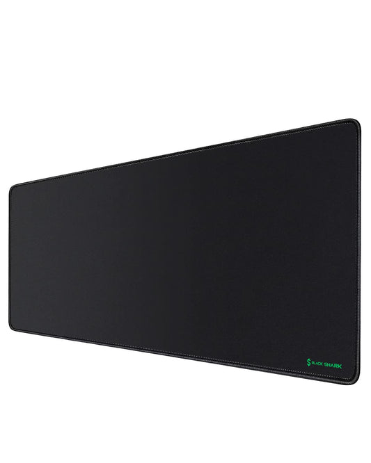 Black Shark Large Mouse Pad Gaming (31.5”x11.8”x0.15”) Desk Mat Mousepad Superfine Fiber Surface Smooth, Non-Slip Rubber Base Desk Pad for Gamers, Office, Black, Manta P2