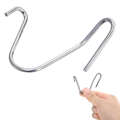 ZENFUN 250 Pcs T Post Clips, Galvanized Steel Fence Clips Bulk Rust Resistant T Post Wire Clips Fence Wire Fasteners for Securing Wire Park Fence, Fixing Highway Sport Fences