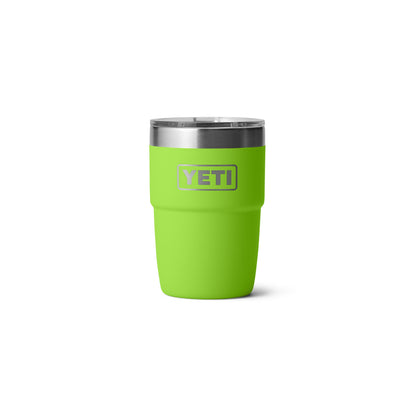YETI Rambler 8 oz Insulated Coffee Mug with Lid - Stackable Double-Wall Vacuum Insulated Coffee Cup - DuraSip Ceramic Lining - Barista-Friendly Design - Stainless Steel - Dishwasher Safe, Venom