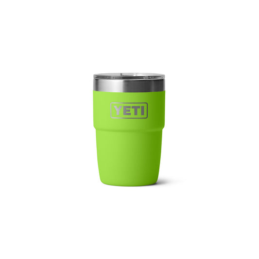 YETI Rambler 8 oz Insulated Coffee Mug with Lid - Stackable Double-Wall Vacuum Insulated Coffee Cup - DuraSip Ceramic Lining - Barista-Friendly Design - Stainless Steel - Dishwasher Safe, Venom