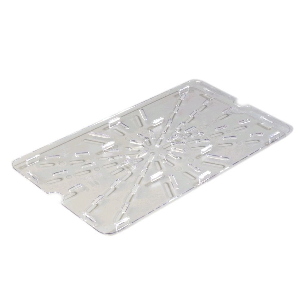 Carlisle FoodService Products StorPlus Drain Shelf, Drip Tray for Full Size Food Pans, 20.75" x 12.75", 1 Count, Clear