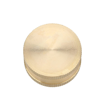 Carbbia 12PCS 3/4" Garden Hose Cap Garden Hose Connector Brass Cap with Washer Female Fitting Cap