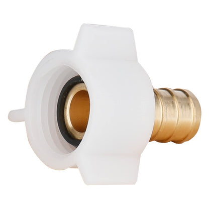 WHK Pex Adapter 1/2 inch X 1/2 Pex Female Fittings NPT PEX Swivel Adapter,RV PEX Plumbing Fittings Brass Crimp Fitting Pex Faucet Connector - Lead Free(6Packs)…