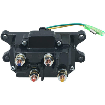 Triumilynn 12V 250A Winch Solenoid Relay Contactor for ATV UTV Boat Vehicle Industry Winch 1500-5000lbs, Replace 63070 62135 74900 70715 2875714