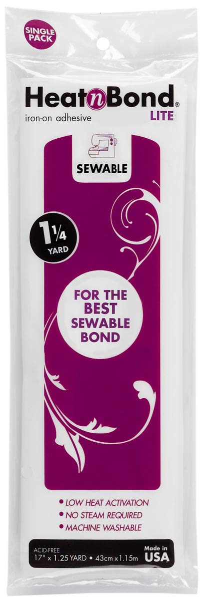 Thermoweb Heat'n Bond Lite Iron-on Adhesive, 17-InchX45-Inch