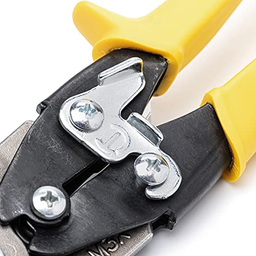 Crescent Wiss 9-3/4 Inch MetalMaster Compound Action Snips - Straight, Left and Right Cut - M3R