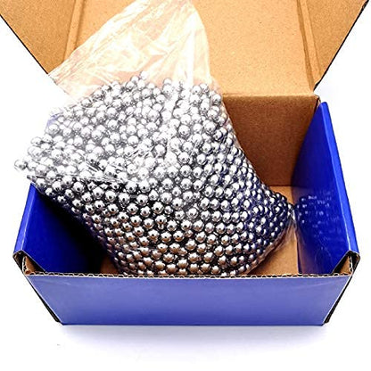 Z QINGZHENG 1500pcs 5/16inch Steel Ball Slingshot Ammo 7.938mm Precision Steel Bearing Balls