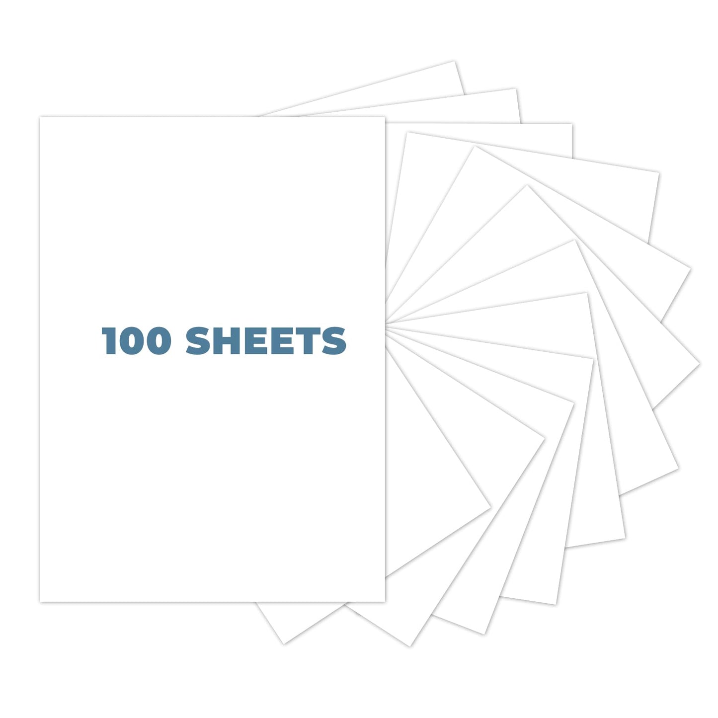 100 Sheets White Cardstock Paper 8.5" x 11", 85 lb/230 GSM Card Stock Printer Paper for Cards Making, Office Printing, Cards for Wedding, Invitation, Business, Menus, Certificate, Valentine’s Day