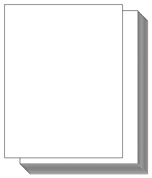 White Cardstock Thick Paper 100 Sheets, Ohuhu 8.5" x 11" Heavyweight 80 lb/216 GSM Coverstock Printer Paper for Crafts and DIY Cards Making, Thank You Cards, Invitations, Menus, Brochures