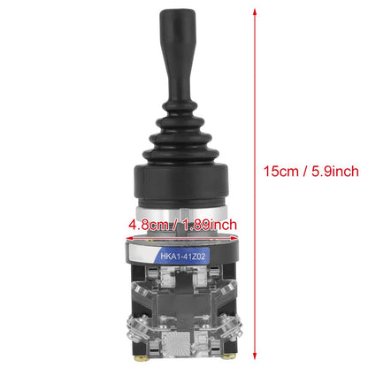 Upgraded Joystick Switch 1pc HKA1-41Z02 2NO 2-Position Return Momentary Joy Stick Joystick Switch